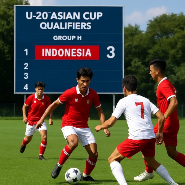 Ilustrasi Indonesia di Puncak Klasemen Grup H, Zeusbola Sorot Performa